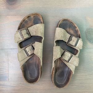 Birkenstock Arizona Taupe Suede 38 7/7.5